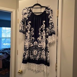 Navy Blue Summer Dress